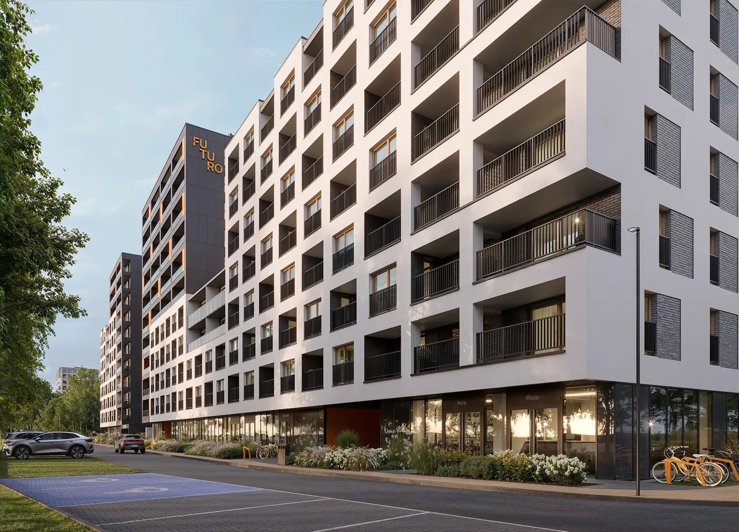 Plac zabaw Futuro Rzeszów aleja Batalionów Chłopskich Bryksy nowe mieszkania-2